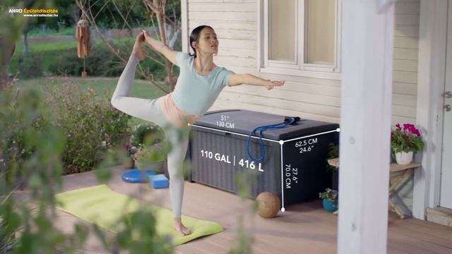 Keter Borneo műrattan kerti láda смотреть онлайн