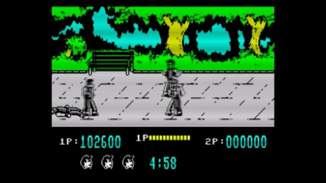 Обзор и прохождение игры Target Renegade на ZX Spectrum смотреть онлайн