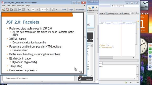 JSF 2.0 Basics (Topic #5: Java EE 6 Programming from JPassion.com) смотреть онлайн