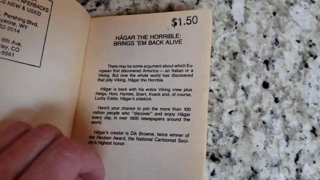 Hagar the Horrible Bring 'Em Back Alive! by Dik Browne comic strip paperback book 1991 смотреть онлайн
