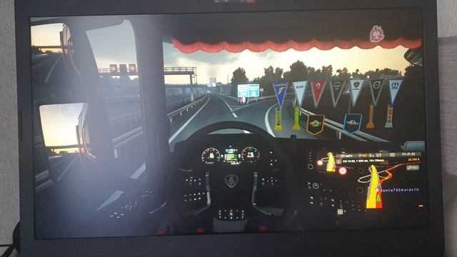 ets конвой, рейс с братишкой. Самая крутая игра. смотреть онлайн