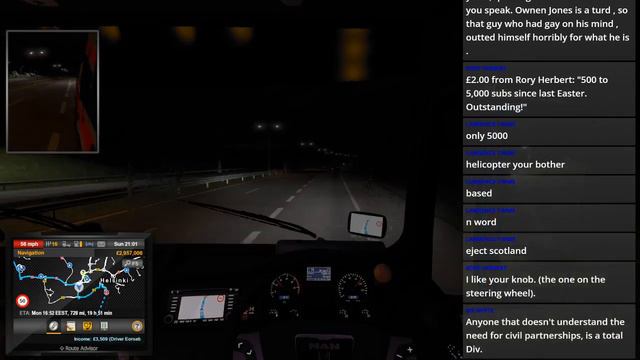 Playing Euro Truck Simulator 2 to Celebrate my 5,000 subs! (With Discordia) смотреть онлайн
