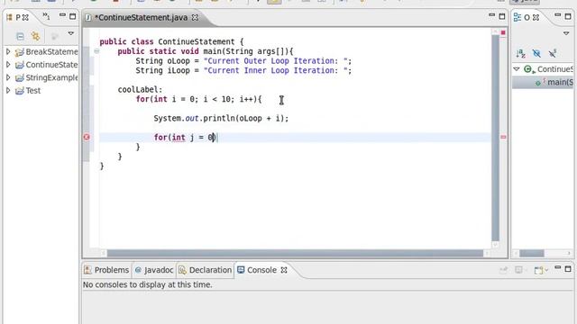 Java Video Tutorial 19: Using continue statements смотреть онлайн