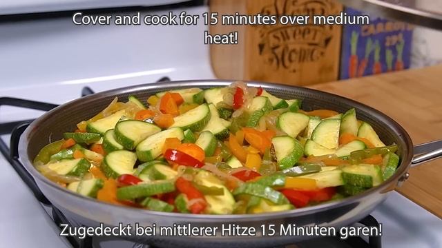 Ein Freund Aus Spanien Hat Mir Beigebracht, Wie Man Zucchini So Lecker Kocht! Sehr Lecker! Top ASMR