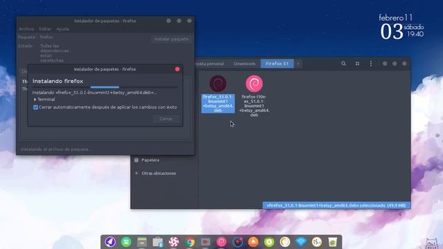 Linux Deepin 15.3 - Install Firefox 51 смотреть онлайн