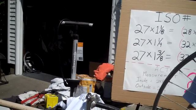 27 X 1 1/4 in. Bicycle Wheel Sizing For ALL 27in. Bike Tires смотреть онлайн