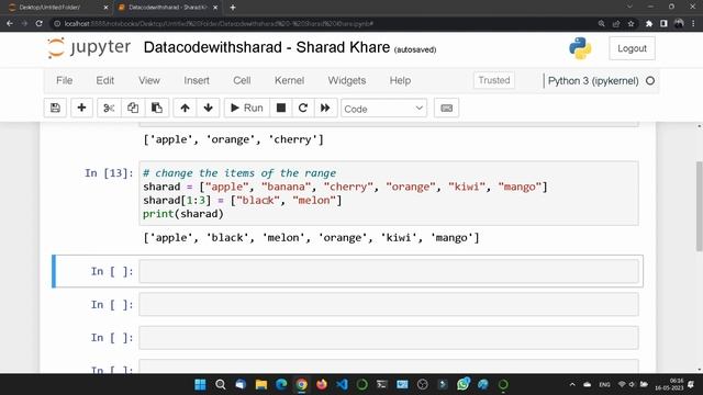 How to Change List Items in Python || Change List items in Python || Python List Change items смотреть онлайн