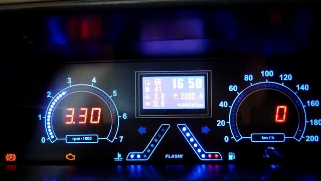 FLASH - АДСКАЯ приборная панель на ВАЗ смотреть онлайн
