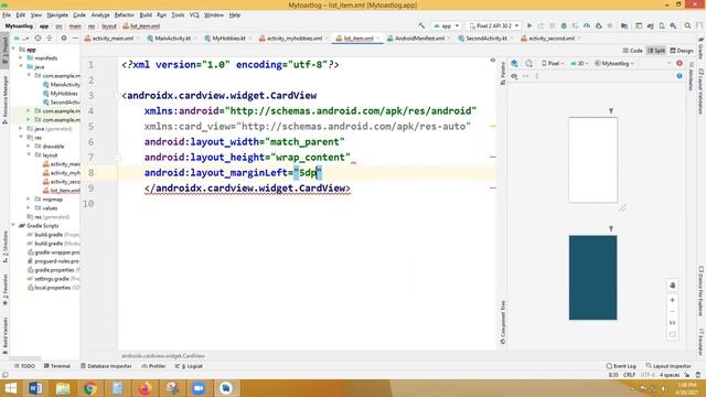 8.2.Kotlin Android: How to add a RecyclerView and CardView| Mobile App development | Darakhshan Sye смотреть онлайн