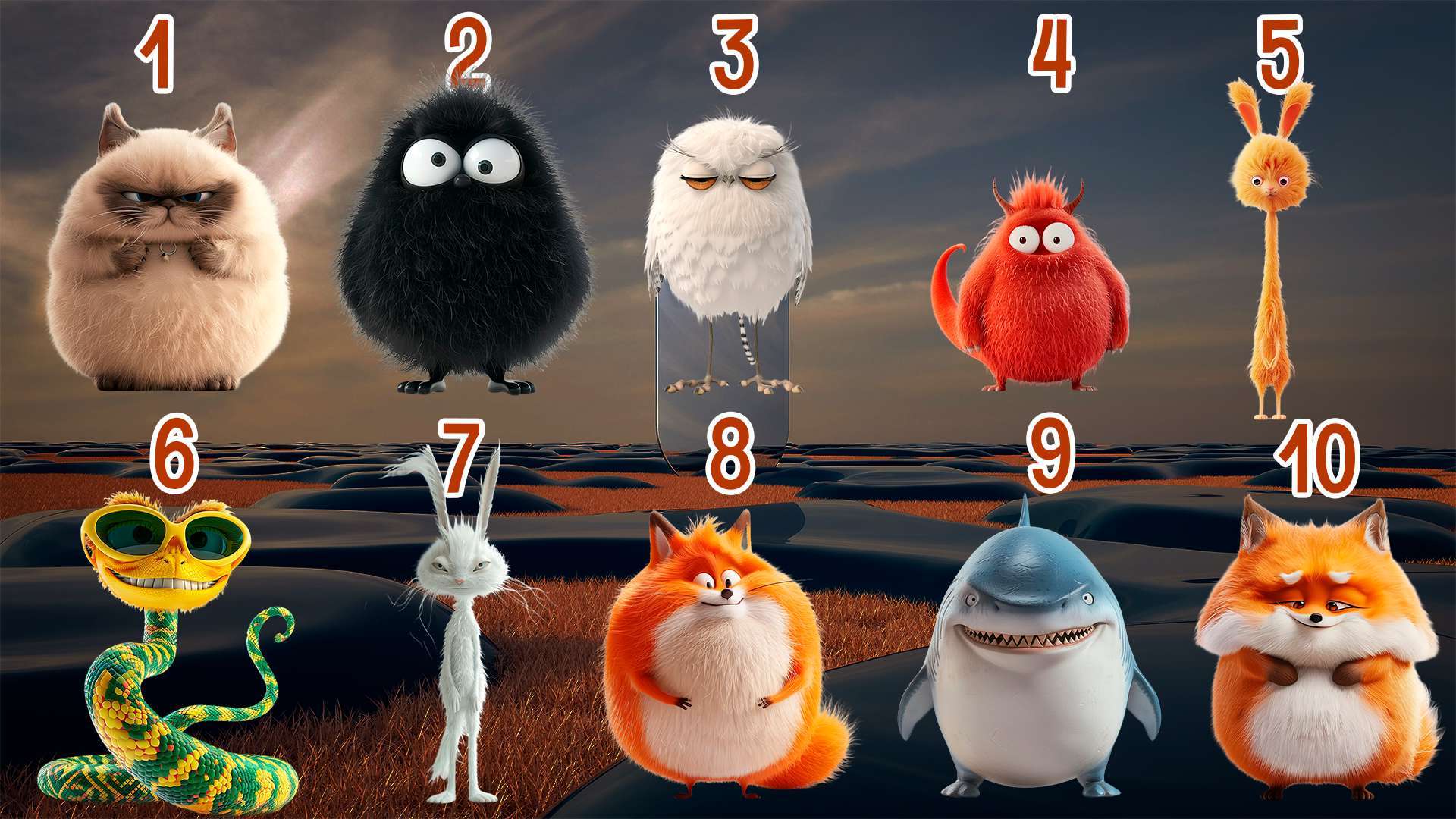 Выберите монстра и узнайте признаки скорого воссоединения с удачей и судьбой! смотреть онлайн