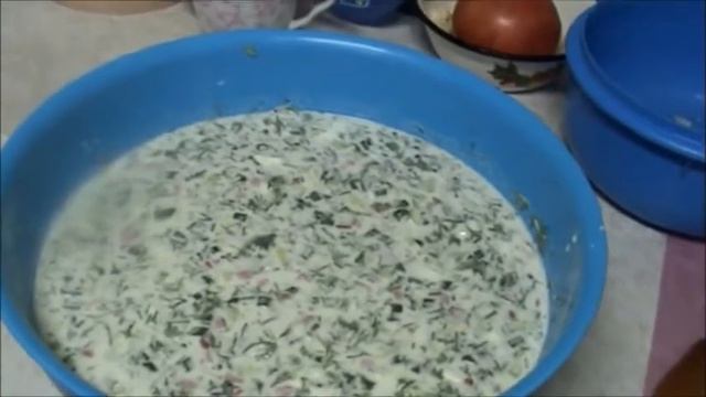 Мужская кухня!Окрошка и жаренная картошка с салом смотреть онлайн