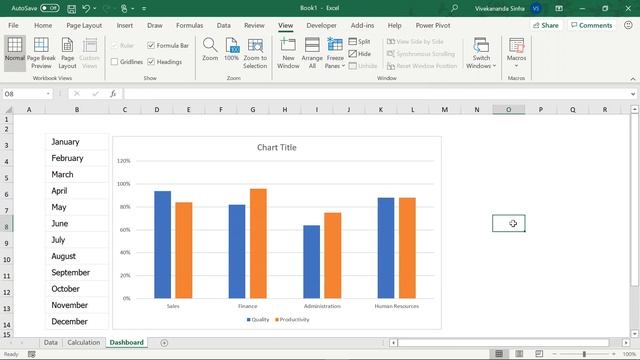 Create an Interactive Dashboard in Excel with this VBA Trick | Vivekananda Sinha | Video 71 смотреть онлайн