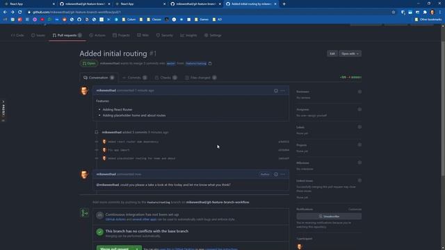 SP21 Web Apps: 27 - Git Branching and Feature Branch Workflow смотреть онлайн