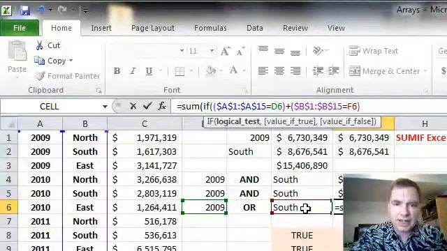 Excel Video 356 SUM with OR Criteria in an Array смотреть онлайн