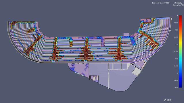 Scenario Evacuation of Section B Blue Water Arena Esbjerg смотреть онлайн