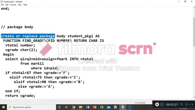 package pl sql смотреть онлайн