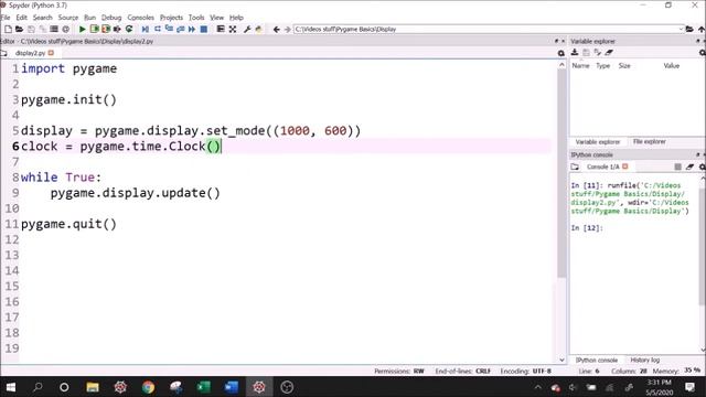 Pygame Basics: Create a Display смотреть онлайн