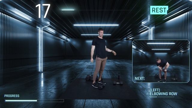 Back + Biceps Blast! 30 Minute Dumbbell Workout смотреть онлайн