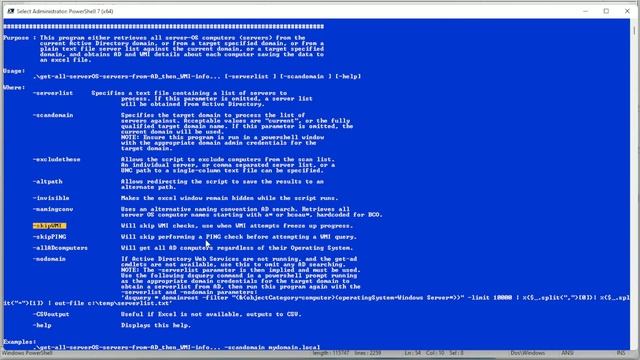Audit your MS Active Directory Windows Environment with my amazing WMI PowerShell God's View script смотреть онлайн