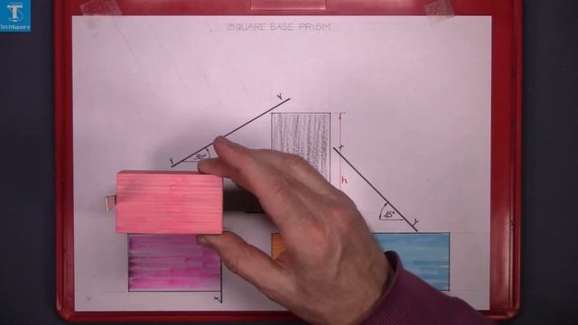 Orthographic Projection: Square Base Prism смотреть онлайн