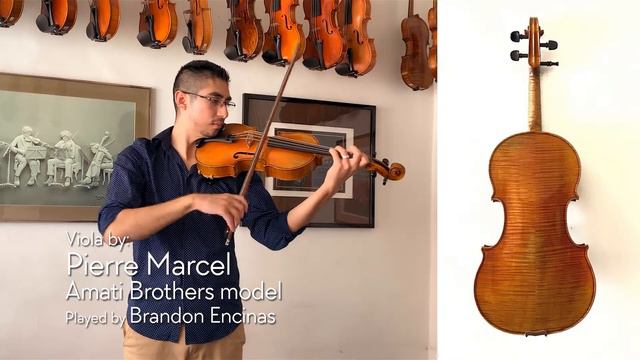 (SOLD) Pierre Marcel #6, 16 1/8" viola, Belgium / Brandon Encinas / at the Metzler Violin Shop смотреть онлайн