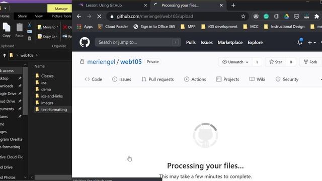 Uploading folders into GitHub and handing in your work смотреть онлайн