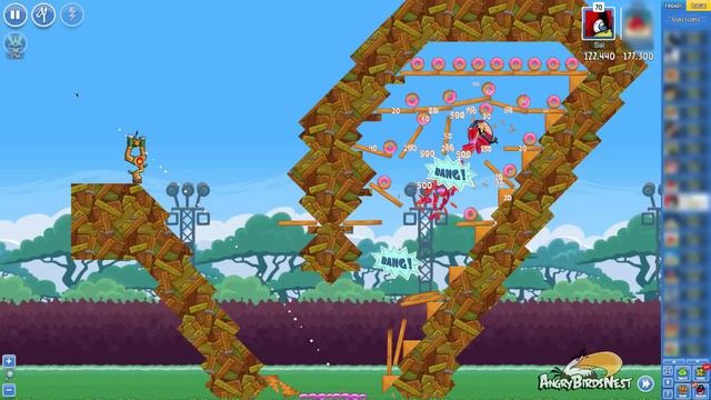Angry Birds Friends Bubbles Tournament Level 2 Week 154 Power Up Highscore Walkthrough смотреть онлайн