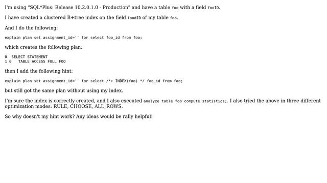 Databases: Execution plan doesn't use clustered index! (2 Solutions!!) смотреть онлайн