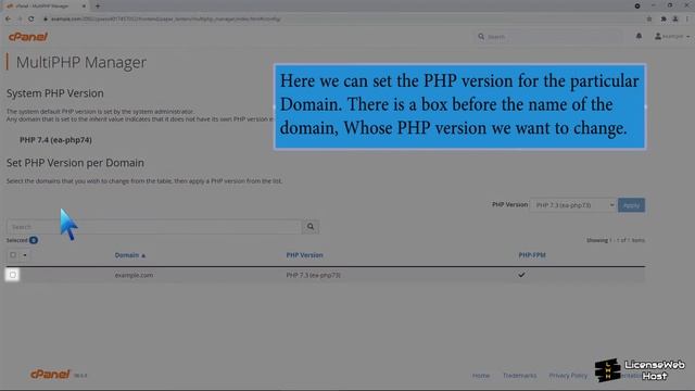 How to Change the PHP Version on your Domain Using cPanel смотреть онлайн