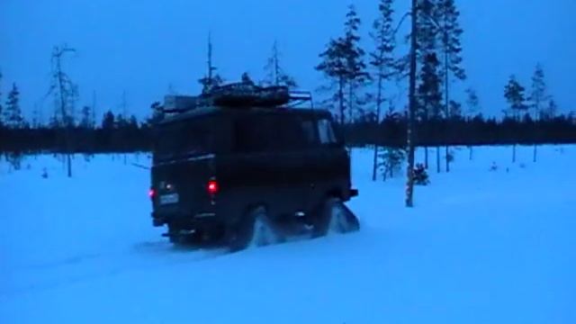 УАЗ на гусеницах! смотреть онлайн