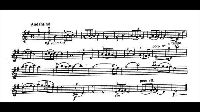 Piano accompaniment for violin / Khachaturian / Andantino Хачатурян Андантино (with click) смотреть онлайн