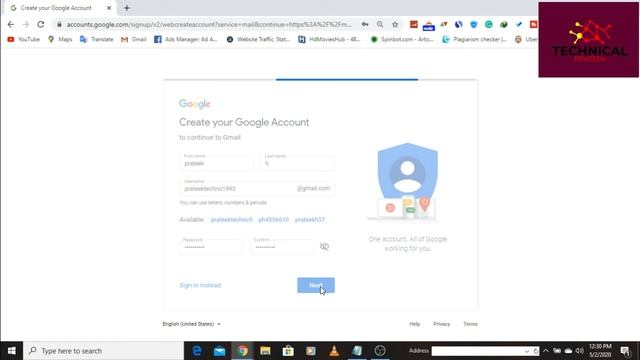Learn how to create a gmail account for blogger and you tube in just 5 minutes|Gmail id computer me смотреть онлайн