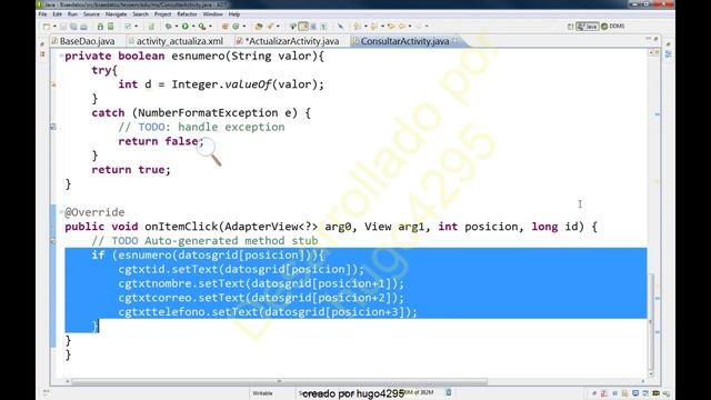 sqlite android Actualizacion смотреть онлайн