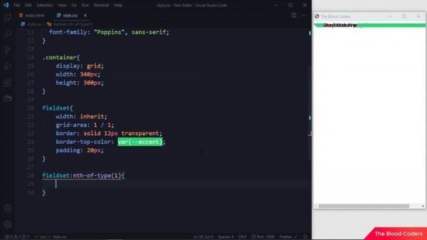 How to add text in border HTML CSS Tutorial
