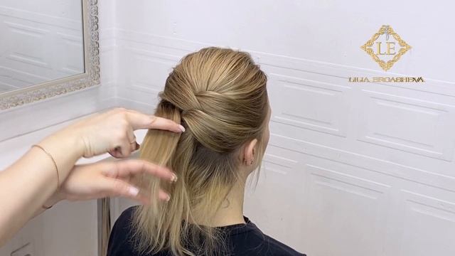 Прическа на короткие и тонкие волосы. Быстрая прическа для девочек. Красивые прически пошагово смотреть онлайн