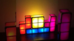 Light Tetris LED Desk Lamp, DIY Tetris Puzzle Light