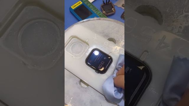 Полировка царапин стекла Watch 6 44mm