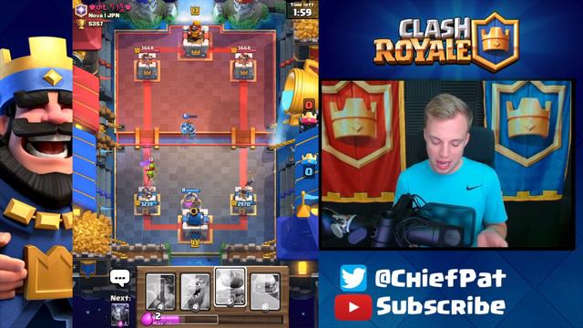 Clash Royale - BEST GOLEM DECK! No Legendary Cards смотреть онлайн