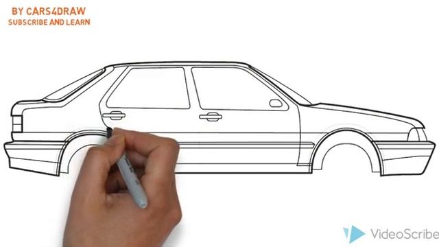 How to Draw a Fiat Croma / Как нарисовать Fiat Croma смотреть онлайн