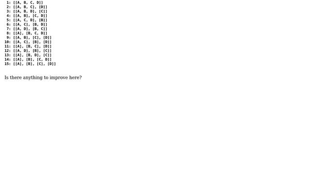 Code Review: An iterator returning all possible partitions of a list in Java (2 Solutions!!) смотреть онлайн