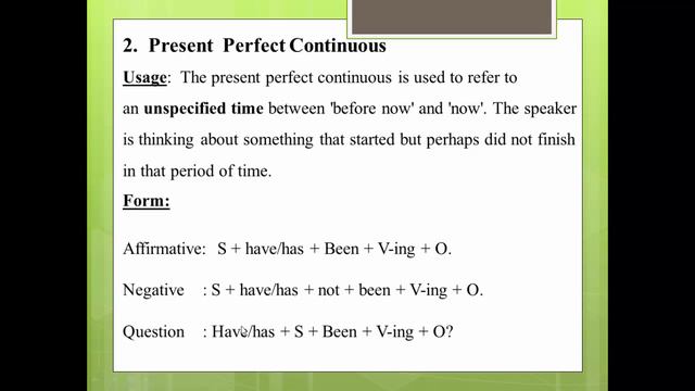 Present perfect continuous | english grammar смотреть онлайн