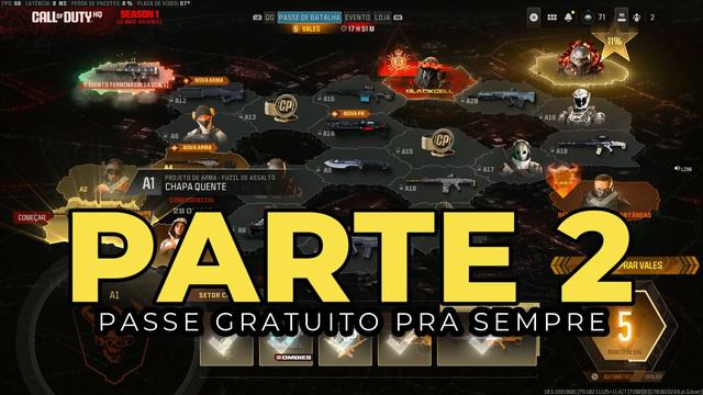 Como Funciona e Como Ter Todos os Passes de Batalhas de Graça no Warzone 3 смотреть онлайн