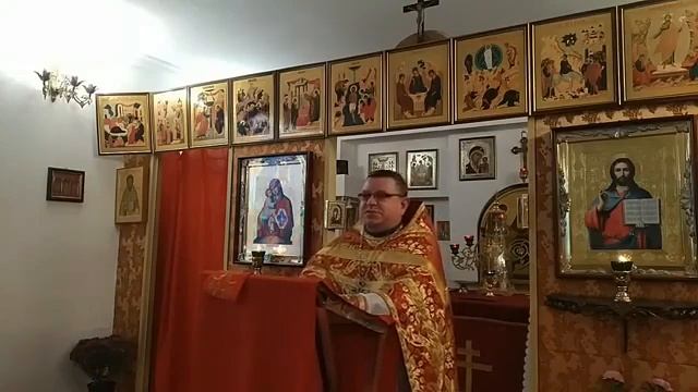 Изгнание бесов в стране Гадаринской. О.Тарасий. смотреть онлайн