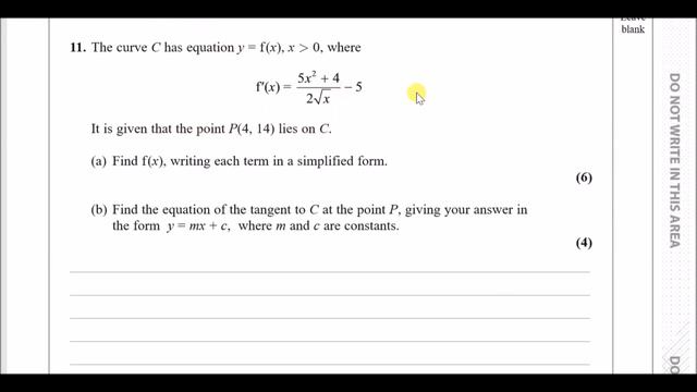Edexcel IAL Maths | June 2018 Paper C12 | Questions 10-11 Walkthrough (WMA01) смотреть онлайн