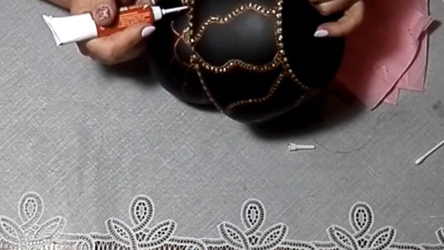 Точечная роспись вазы./DIY/Ваза Грибок точечная роспись смотреть онлайн