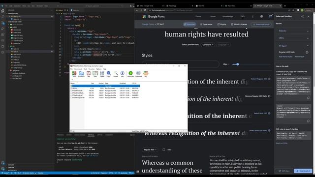 How to add custom fonts in React js смотреть онлайн