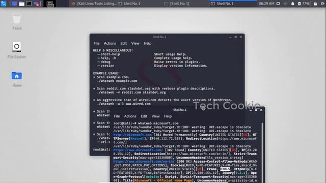 Ethical Hacking Course 2021 || Whatweb || Part - 8 || Tech Cookie смотреть онлайн