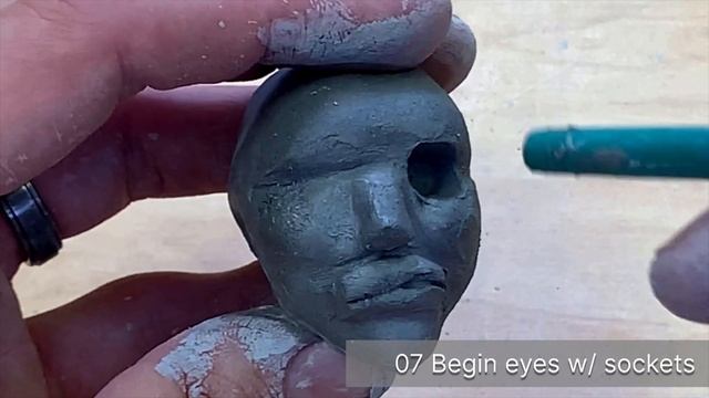 How to Sculpt a Human Face in Clay | Learn Ceramics смотреть онлайн