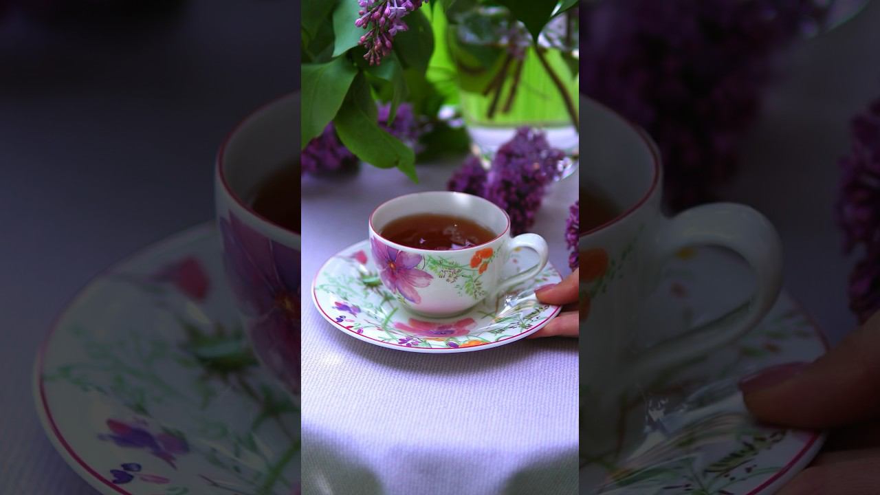 Чайные пары для идеального начала дня ☕️ #чашки #посуда #подборка смотреть онлайн