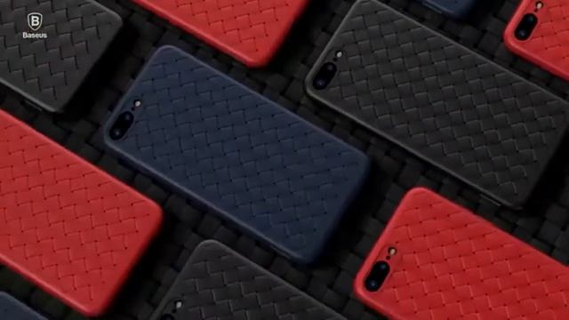 Силиконовый чехол с сеточным узором для iPhone 7 8 Plus Baseus Grid Silicone iPhone 7, 8,+ смотреть онлайн